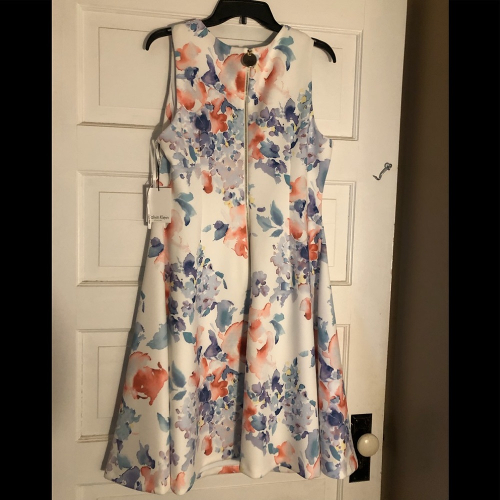 Calvin Klein floral dress